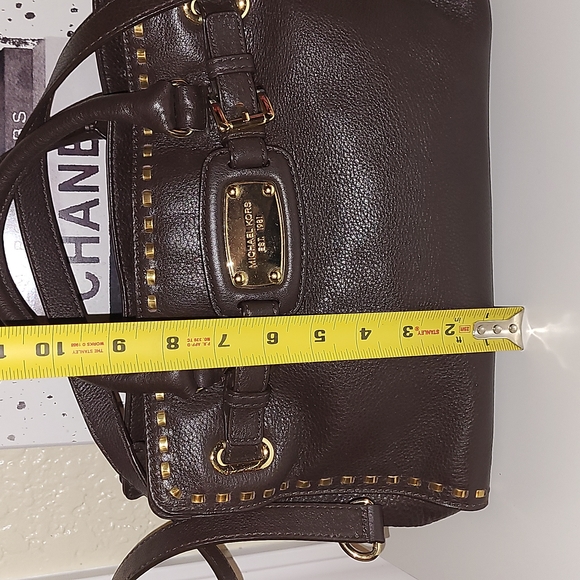Michael Kors brown Hamilton soft leather satchel/convertable bag, triple… - Picture 3 of 13